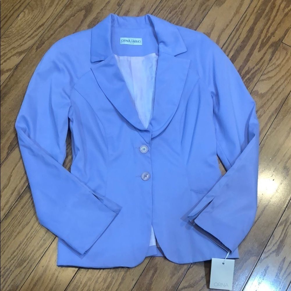 Orna Farho Light Purple Two Piece Suit Sz S - Picture 2 of 8